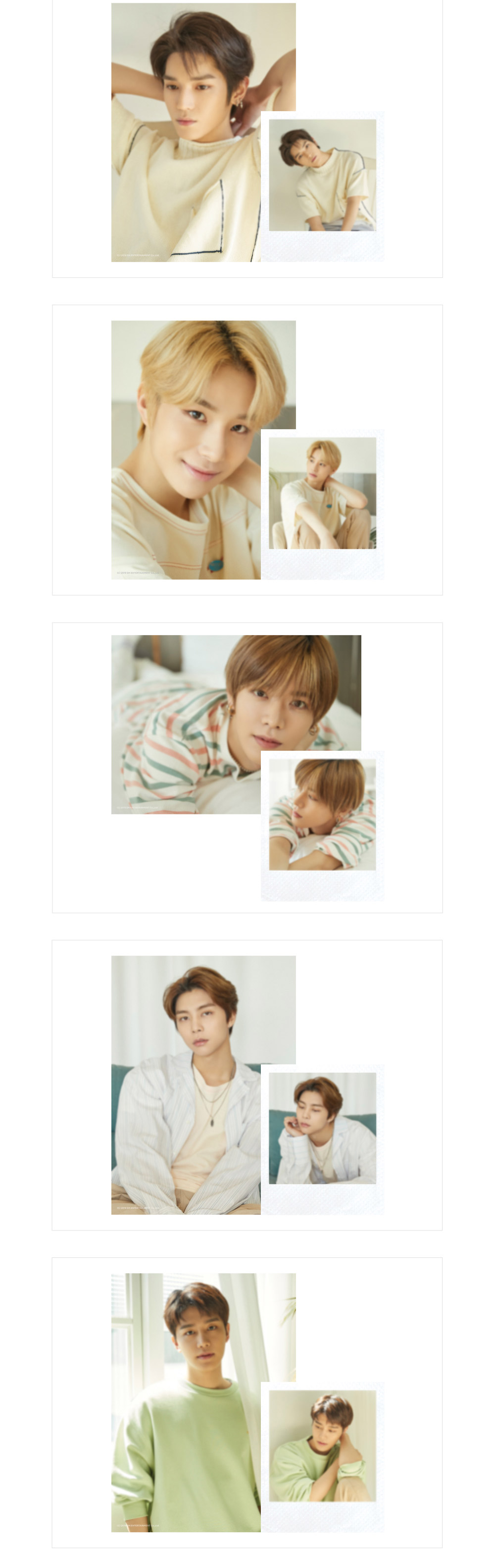 NCT 127 2019 SUMMER VACATION KIT Goods - Postcard + Polaroid SET